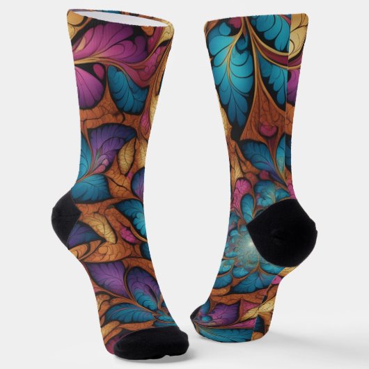 B&E Socken Kühnes und Elaboriertes Design 0048970 (Gewinkelt)