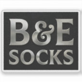 B&E Socks 0047920 Aufkleber (Vorderseite)