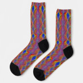 B&E Socks Bold & Elaborate Design 0048120 Socken (Linkes Detail)