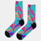 B&E Socks Bold & Elaborate Design 0048978 Socken (Linkes Detail)