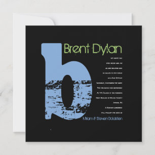 B Einladung zur ersten Einholung von Bar Bat Mitzv