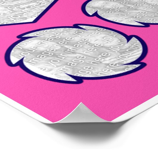 B.F.F. BildCollage Poster (Ecke)