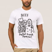 B.F.F.F. Großer Fuß-Freund-für immer T - Shirt (Vorderseite)