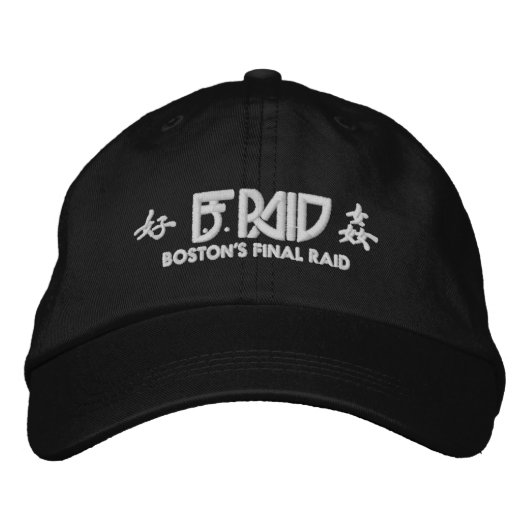 B.F. Raid Ball Cap Bestickte Baseballkappe (Vorderseite)