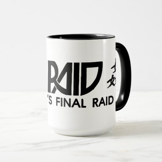 B.F. Raid (Boston's Final Raid) Tasse (VorderseiteRechts)