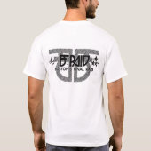 B.F. Raid Combat Zone Albumcover T-Shirt (Rückseite)