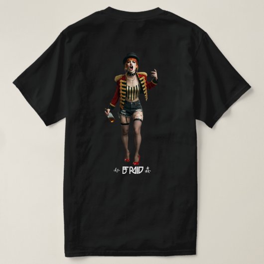 B.F. Raid Mass And Cass Greatest Show In Town  T-Shirt (Design Rückseite)