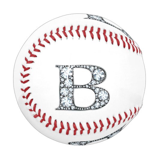 B Falsch-"Diamond" Monogram Baseball (Vorderseite Links)