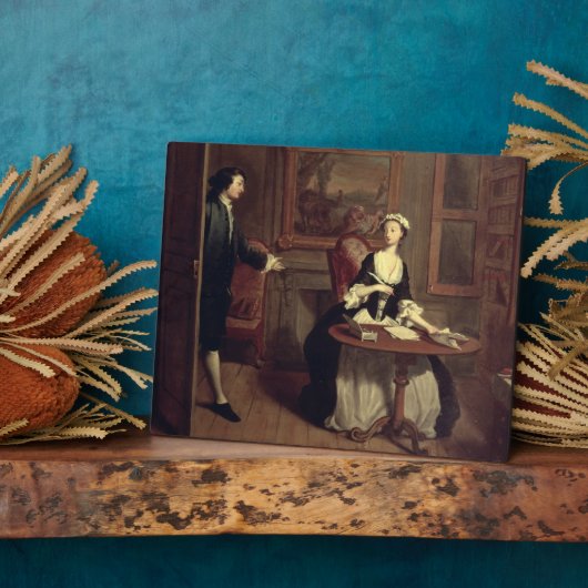 B. findet Pamela schreiben, Illustration von Ric Fotoplatte (Seite)