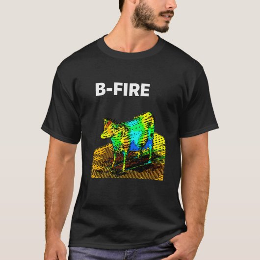 B Fire Cow Dynamix Leistung T-Shirt (Vorderseite)