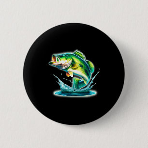 B Fisch Springend Comfort Colors Erwachsene Schwer Button