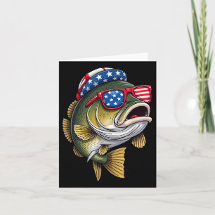 B Fischfang 4. Juli Amerika Flagge Usa Patrio Karte