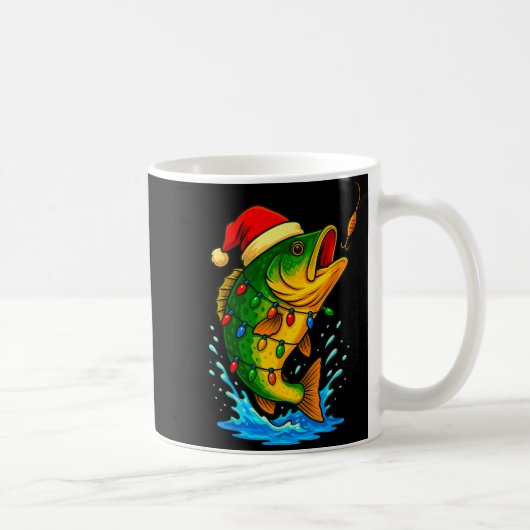 B Fish Christmas Fishing Kaffeetasse (Rechts)