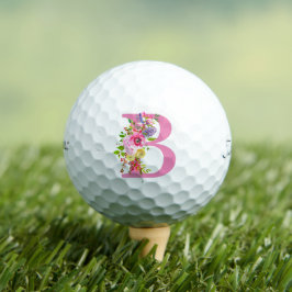 B Floral Golfball