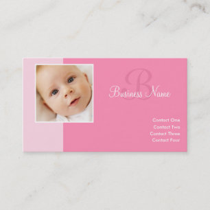B für Baby-Visitenkarten Visitenkarte