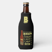 B für Bier Flaschenkühler (Flaschenvorderseite)