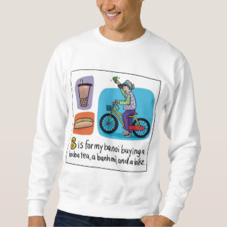 B für Boba Crewneck Sweatshirt
