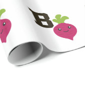 B für Rüben Geschenkpapier (Rolleneckpunkt)