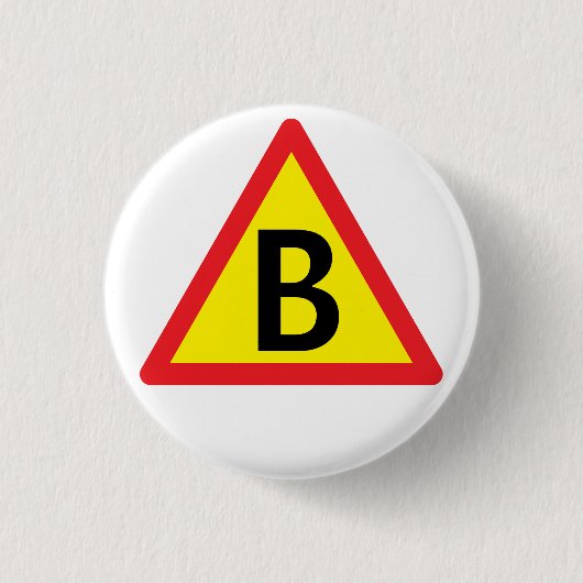 B für Stiefel Button (Vorderseite)