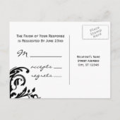 B&G Damask UAWG Postkarte (Rückseite)