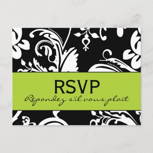 B&G Damask UAWG Postkarte (Vorderseite)
