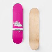 B-G_Deck_Magenta2 Skateboard (Vorderseite)