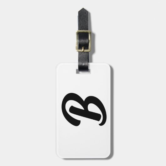 B GEPÄCKANHÄNGER (Vorderseite vertikal)