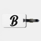 B GEPÄCKANHÄNGER (Rückseite horizontal)