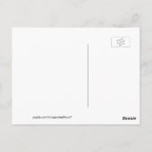 B Geringere Masse Postkarte (Rückseite)