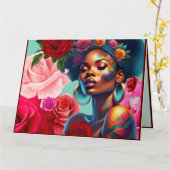 B-GIIRL GREETING CARDS-SENTRA KARTE (Gelbe Blume)