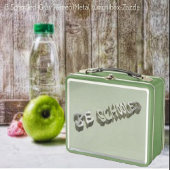 B. Grauweiß Metall Brotdose