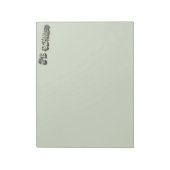 B. Grauweiß Notizblock (Rotiert)