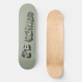 B. Grauweiß Skateboard (Vorderseite)