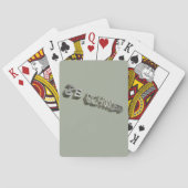 B. Grauweiß Spielkarten (Rückseite)