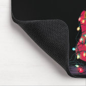 B Guitar Christmas Graphics Lights Lover Player Bi Mousepad (Ecke)