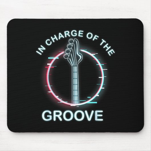 B Guitar Music Cool B-player Mousepad (Vorne)