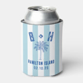 B + H Palm Tree Custom Design 01 Dosenkühler (Kanne Vorderseite)