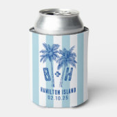 B + H Palm Tree Custom Design 02 Dosenkühler (Kanne Vorderseite)