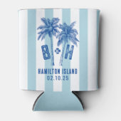 B + H Palm Tree Custom Design 02 Dosenkühler (Vorderseite)