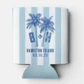B + H Palm Tree Custom Design 02 Dosenkühler (Rückseite)