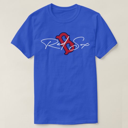 B Handletter Blau Rot TShirt (Design vorne)