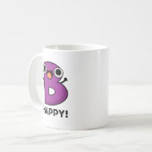 B Happy Funny Alphabet Pub Kaffeetasse (Vorderseite Links)