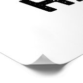 B Happy Funny Alphabet Pub Poster (Ecke)