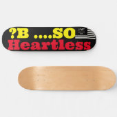 ? B ..HEARTLESS JMT 8 1/2" Skateboarddecke Skateboard (Horizontal)