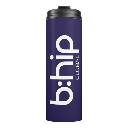 b:hip - blau thermosbecher (Vorderseite)