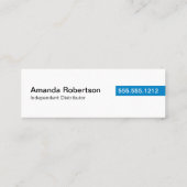 b:HIP Distributor Business Card Mini Visitenkarte (Rückseite)