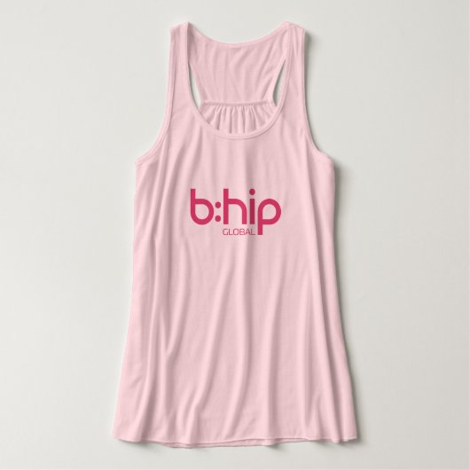 b:hip rosa tank top (Design Vorderseite)