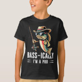 B-i bin ich ein Pro Funny Fishing Liebhaber Fisch T-Shirt (Vorderseite)