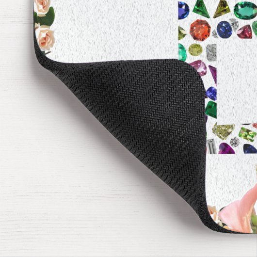 B Initial Gemstone Mousepad (Ecke)
