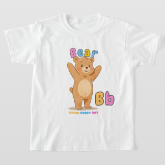"B is for Bear" Alphabet T-Shirt - jeden Tag wachs